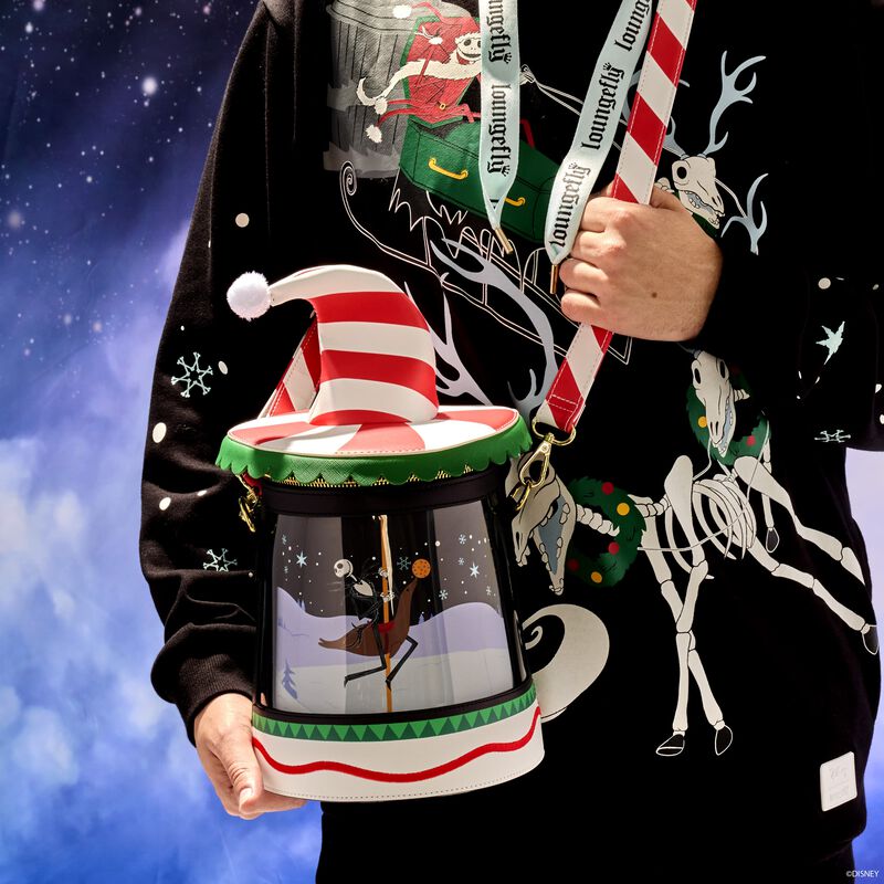 The Nightmare Before Christmas Town Carousel Spinning Figural Crossbody Bag, , hi-res view 2